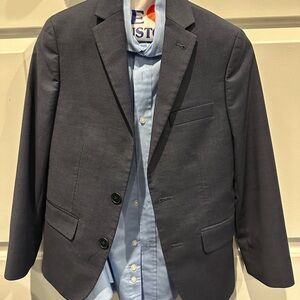 Boys navy 3 piece suit